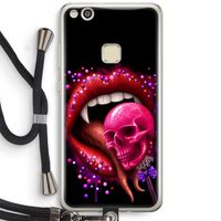 Dodelijk zoet: Huawei Ascend P10 Lite Transparant Hoesje met koord