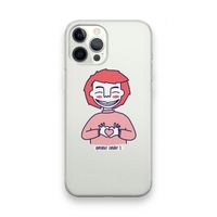 Hartje: iPhone 12 Pro Max Transparant Hoesje