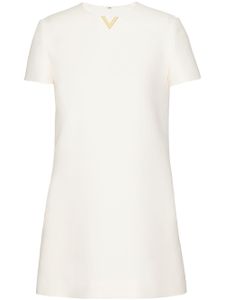 Valentino Garavani robe courte Crepe Couture - Blanc