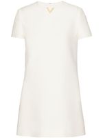 Valentino Garavani robe courte Crepe Couture - Blanc