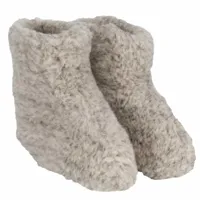 WoolWarmers sloffen grijs maat:37