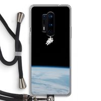 Alone in Space: OnePlus 8 Pro Transparant Hoesje met koord