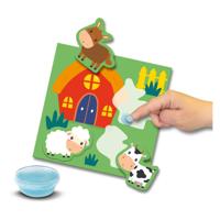 SES my first my first - waar woon ik? dieren plakken