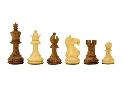 Fierce Knight SO Staunton Schaakstukken 7,6 cm Inclusief Donkerhouten Kist