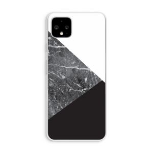 Combinatie marmer: Pixel 4 XL Transparant Hoesje