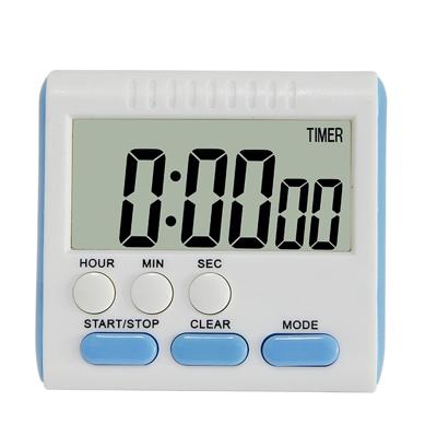 Keuken timer 24 uur digitale wekker LCD-scherm magnetische backing voor het koken bakken (blauw)