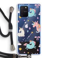 Fantasiewereld: Samsung Galaxy Note 10 Lite Transparant Hoesje met koord Fantasiewereld: Samsung Galaxy Note 10 Lite Transparant Hoesje met koord