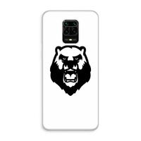 Angry Bear (white): Xiaomi Redmi Note 10 Lite Transparant Hoesje