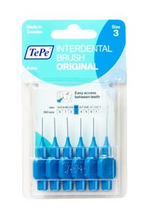 Tepe Interdentale rager 0.6 mm blauw (6 st)