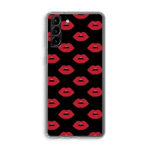 Lips: Samsung Galaxy S21 Plus Transparant Hoesje