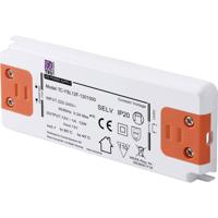 TRU COMPONENTS TC-YSL12F-1201000 LED-transformator Constante spanning 12 W 1.0 A 12 V/DC Geschikt voor meubels, Overspanning, Montage op ontvlambare