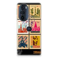 Motorola Edge 30 Pro | Silliconen Back Cover | Postzegels