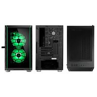 Kolink CITADEL GLASS SE Micro-tower Gaming-behuizing, Behuizing Zwart - thumbnail