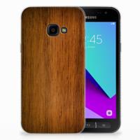 Samsung Galaxy Xcover 4 | Xcover 4s | Bumper Hoesje | Donker Hout
