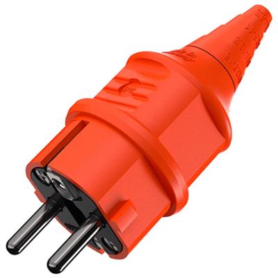 MENNEKES 10837 Stekker met randaarde Kunststof 230 V Oranje IP44