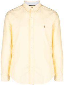 Polo Ralph Lauren chemise en coton à logo brodé - Jaune