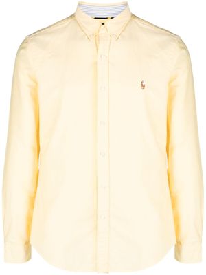 Polo Ralph Lauren chemise en coton à logo brodé - Jaune