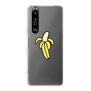 Banana: Sony Xperia 1 III Transparant Hoesje