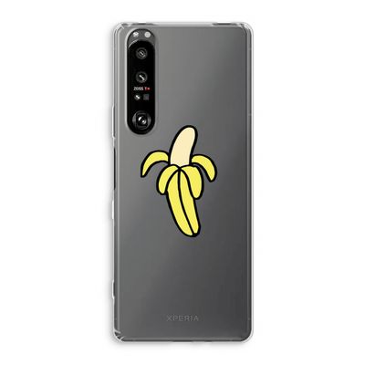 Banana: Sony Xperia 1 III Transparant Hoesje