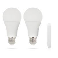 Smartwares SH4-99550 LED bulb schakelset - 2x 7W LED-lampen+ AB - thumbnail