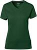 Hakro 169 COTTON TEC® Women's V-neck shirt - Fir - XL