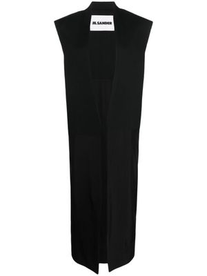 Jil Sander veston à simple boutonnage - Noir