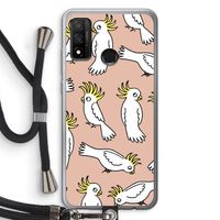 Papegaai: Huawei P Smart (2020) Transparant Hoesje met koord