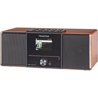 Telestar DIRA S 32i CD Radio/CD-speler DAB+, VHF (FM), Internet DLNA, WiFi, USB, CD, Bluetooth, Internetradio Incl. afstandsbediening Hout (donker) - thumbnail