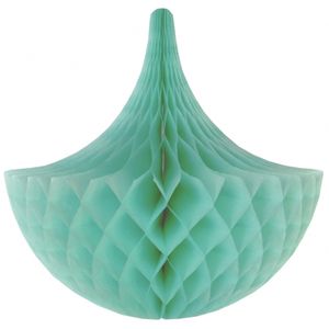 Decoratie kroonluchter mint 35 cm