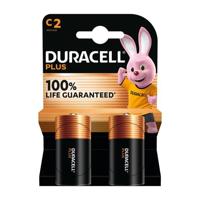 Duracell plus 100% c 10x2 (lr14)