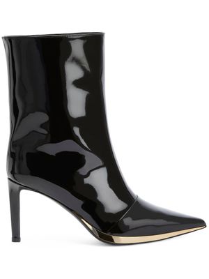 Giuseppe Zanotti bottines Virgyn Boot 85 mm à bout pointu - Noir