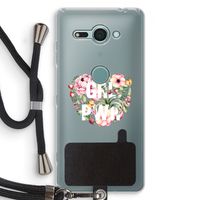 GRL PWR Flower: Sony Xperia XZ2 Compact Transparant Hoesje met koord