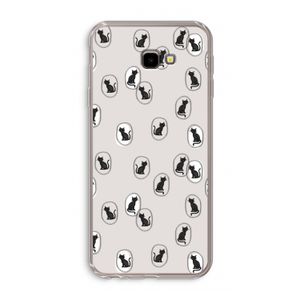 Miauw: Samsung Galaxy J4 Plus Transparant Hoesje