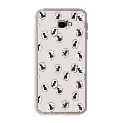Miauw: Samsung Galaxy J4 Plus Transparant Hoesje