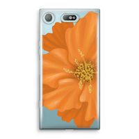 Orange Ellila flower: Sony Xperia XZ1 Compact Transparant Hoesje - thumbnail