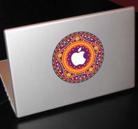 Mandala Bloemen laptopsticker