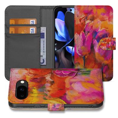 Tulips Google Pixel 9a | Bookcase Hoesje