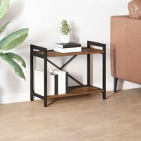 Boekenkast Oud hout 60 x 30 x 48.5 cm Bewerkt hout