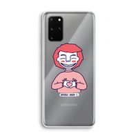 Hartje: Samsung Galaxy S20 Plus Transparant Hoesje