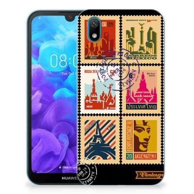 Huawei Y5 (2019) | Silliconen Back Cover | Postzegels