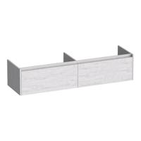 Brauer Embrace - Onderkast - 160 cm - met 2 Softclose Lades Greeploos en 2 Sifon Uitsparingen - Forest Seashell