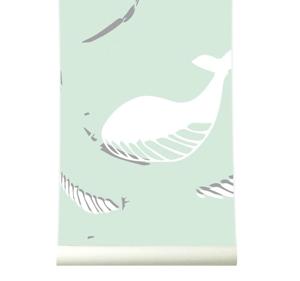 Behang Be Free Rol Pastelgreen