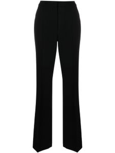 Moschino pantalon évasé à taille haute - Noir