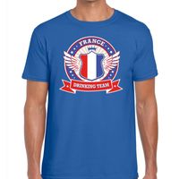 France drinking team t-shirt blauw heren 2XL  - - thumbnail