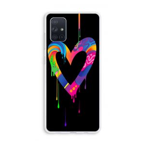 Melts My Heart: Galaxy A71 Transparant Hoesje