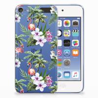 Apple iPod Touch 5 | 6 | TPU Hoesje | Flamingo Palms Apple iPod Touch 5 | 6 | TPU Hoesje | Flamingo Palms