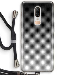 Musketon Halftone: OnePlus 6 Transparant Hoesje met koord