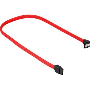 Sata III Kabel 90Â° sleeve 60 cm Kabel