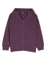 Dkny Kids cardigan à logo appliqué - Violet