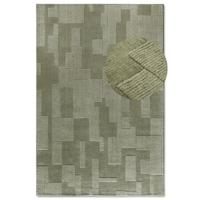 Wollen Vloerkleed Wilhelmine - Groen maat: 230x160cm - materiaal: Wol - Dekbed-Discounter.nl